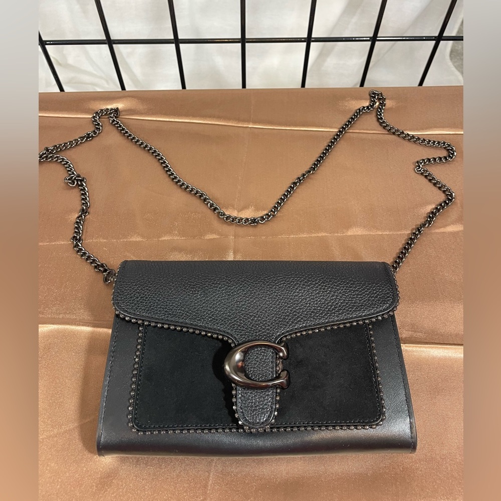 NWT COACH Tabby Clutch with bead chain - Picture 4 of 12